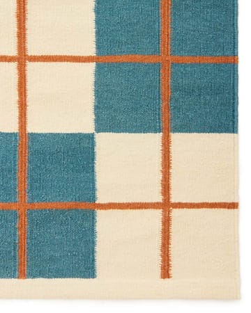 Tapis Haveli 230x320 cm - Heaven blue-light khaki-rust - Chhatwal & Jonsson