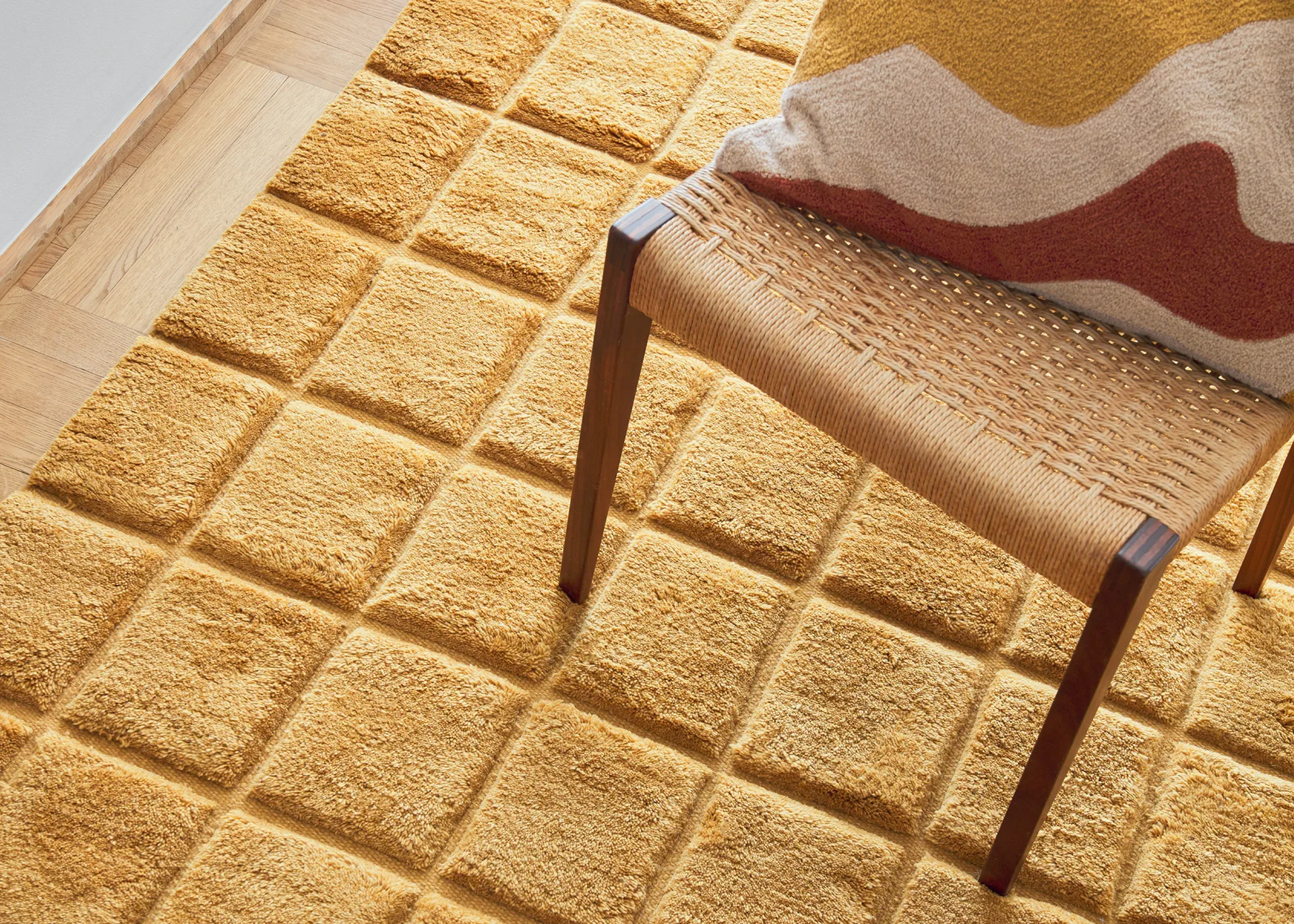 Tapis Loha 213x296 cm, Jaune masala Chhatwal & Jonsson