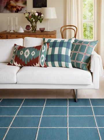 Tapis Milan - Heaven blue-off white, 180x270 cm - Chhatwal & Jonsson