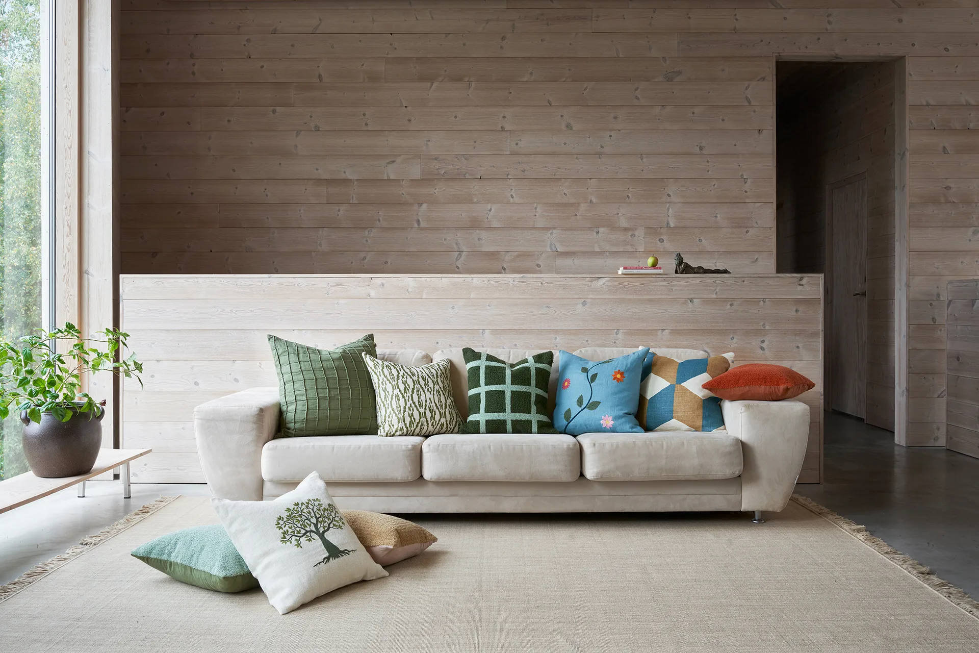 Tapis nanda, Light beige, 170x240 cm Chhatwal & Jonsson