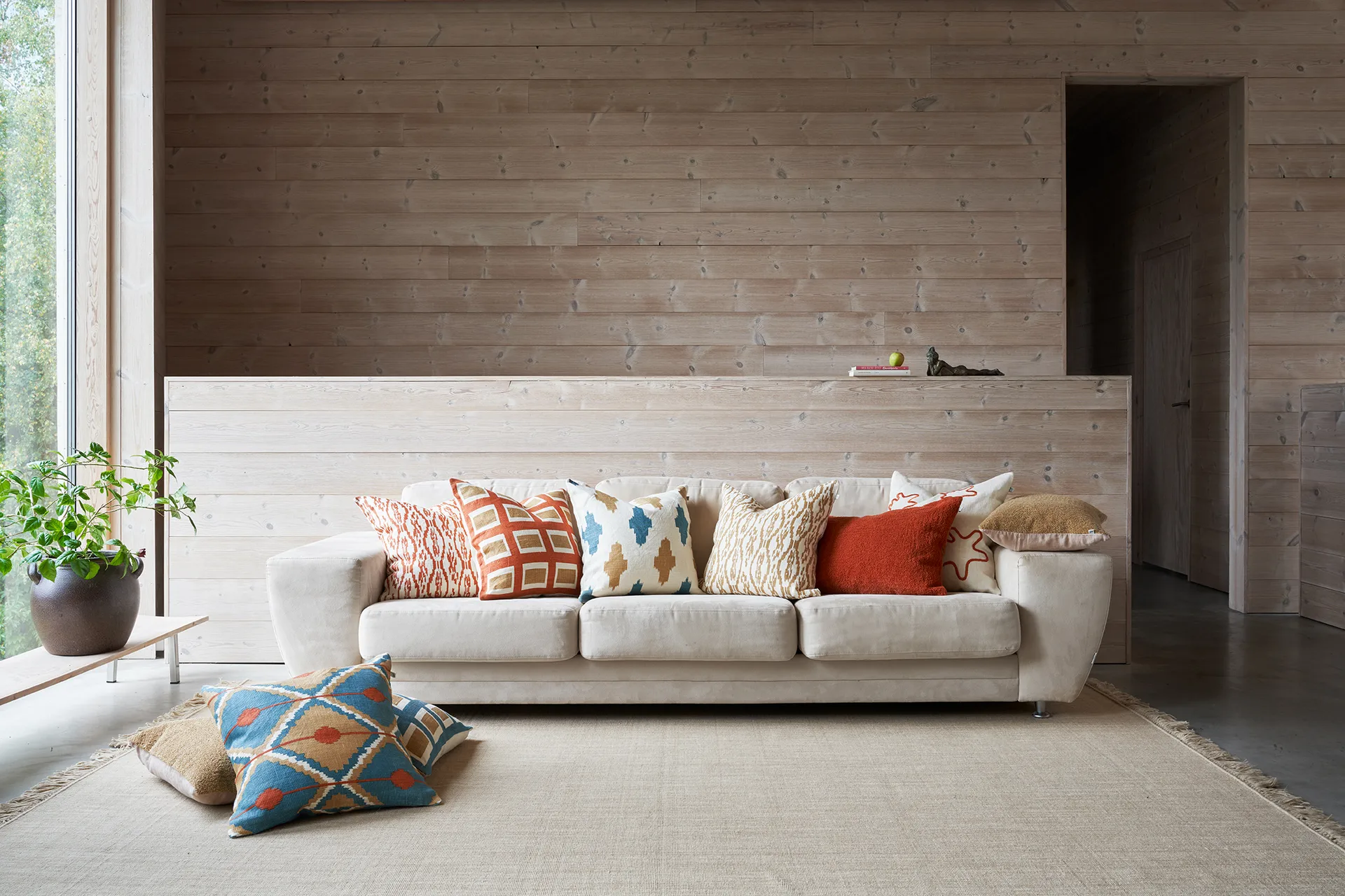 Tapis nanda, Light beige, 200x300 cm Chhatwal & Jonsson