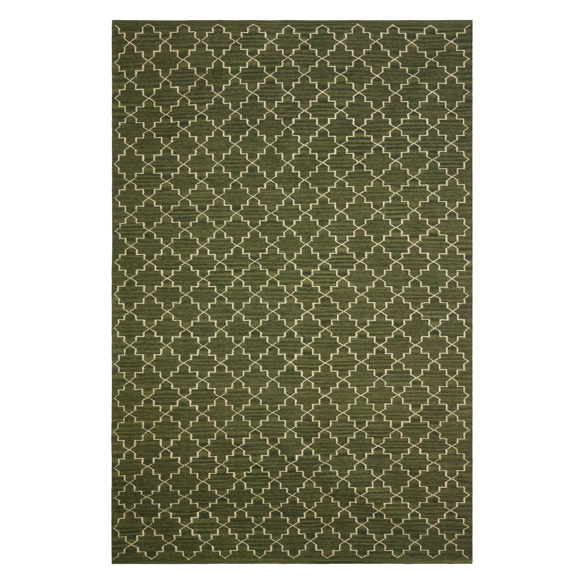 Tapis New Geometric 180 x 272 cm, Mélange vert – blanc cassé Chhatwal & Jonsson