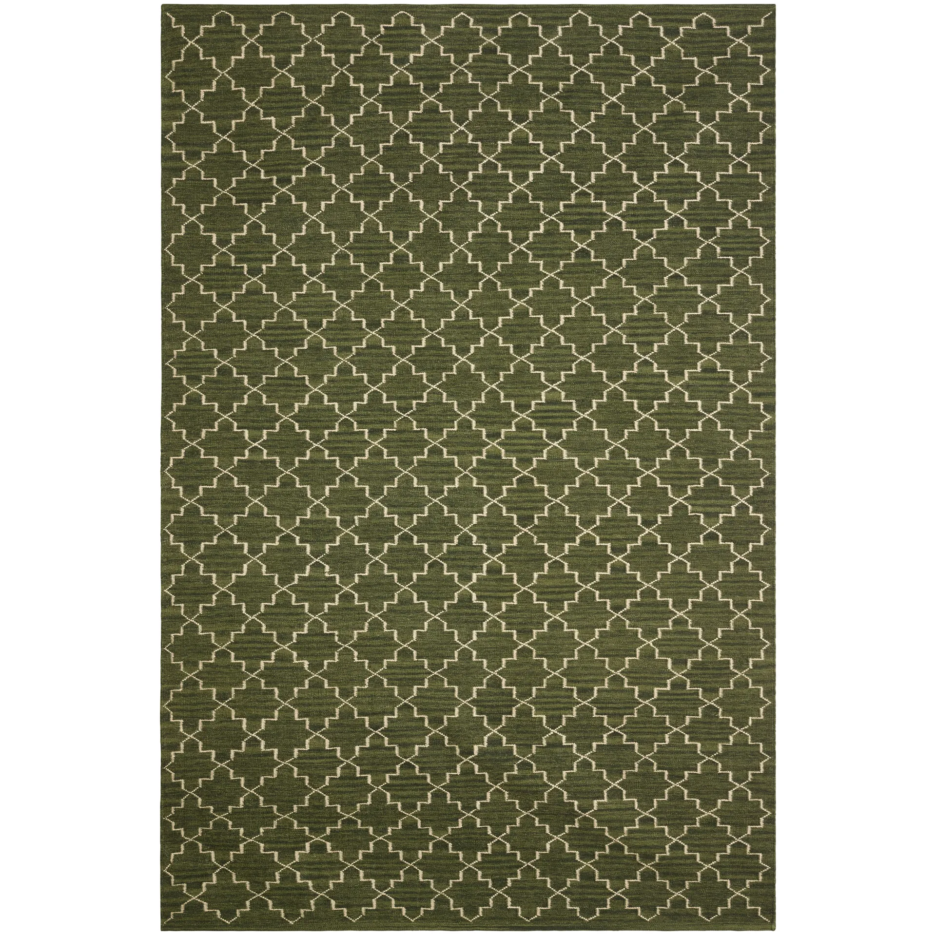 Tapis New Geometric 234x323 cm, Green melange-off white Chhatwal & Jonsson