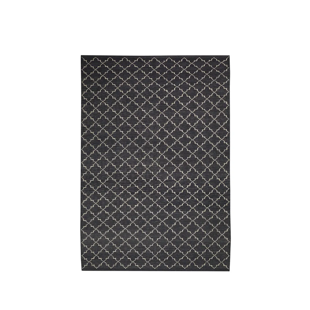 Tapis New Geometric, Dark grey/off white-180x272 cm Chhatwal & Jonsson
