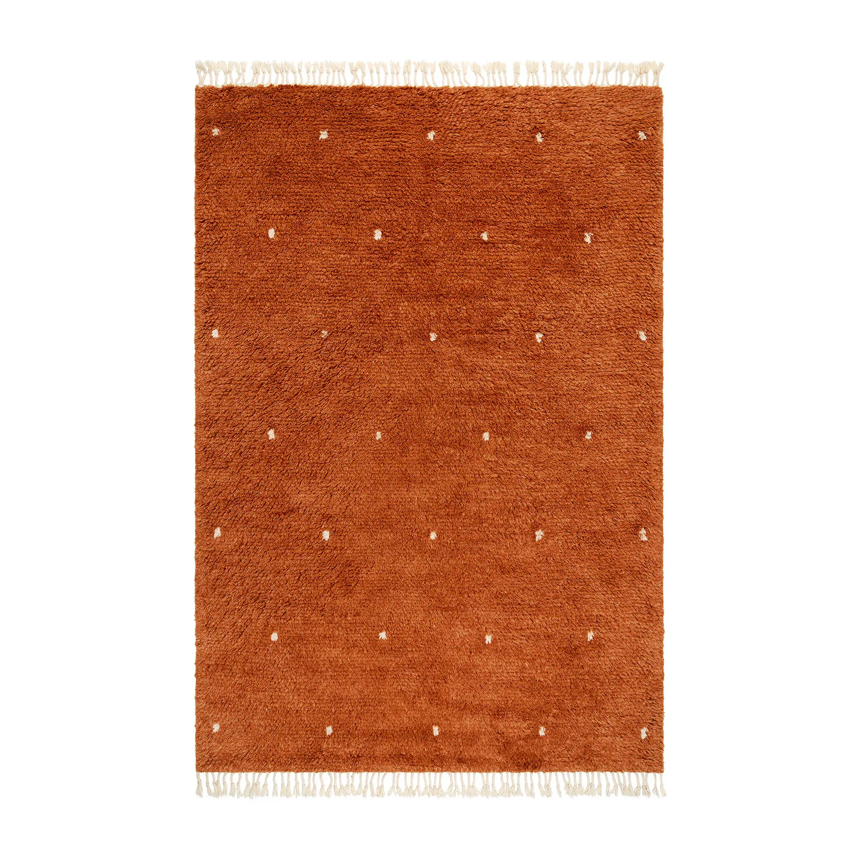 Tapis Ravi 177x266 cm, Orange-off white Chhatwal & Jonsson