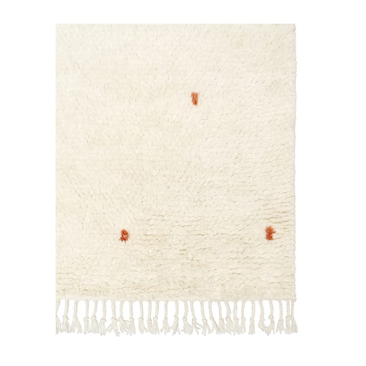 Tapis Ravi 230x320 cm, Blanc cassé-orange Chhatwal & Jonsson