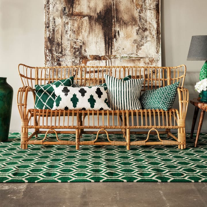 Tapis Varanasi 180 x 272 cm, Vert – blanc cassé Chhatwal & Jonsson