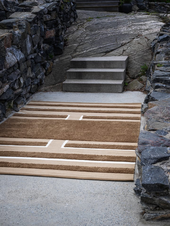 Tapis Veda 200x300 cm, Moka-beige-blanc cassé Chhatwal & Jonsson