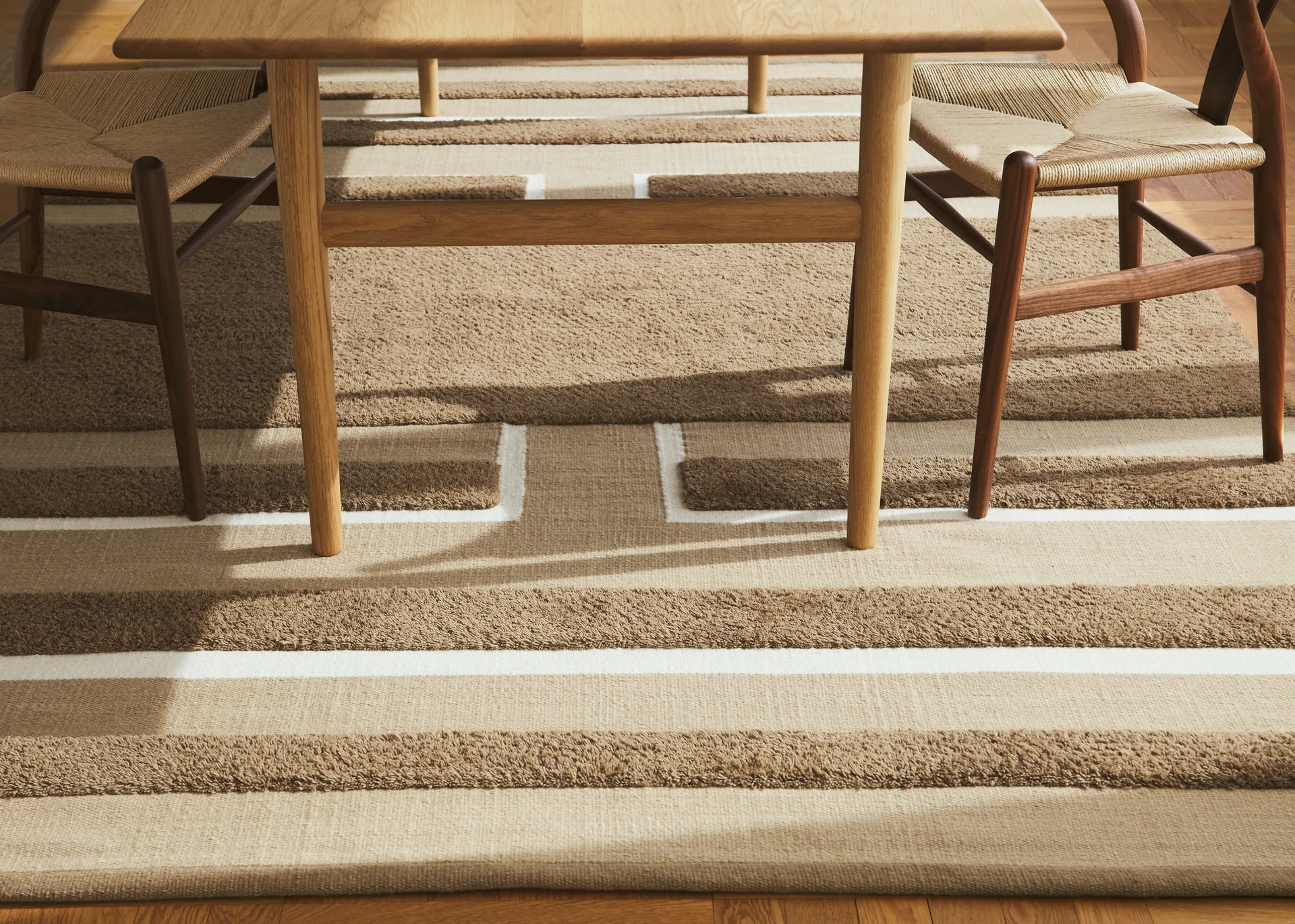 Tapis Veda 200x300 cm, Moka-beige-blanc cassé Chhatwal & Jonsson