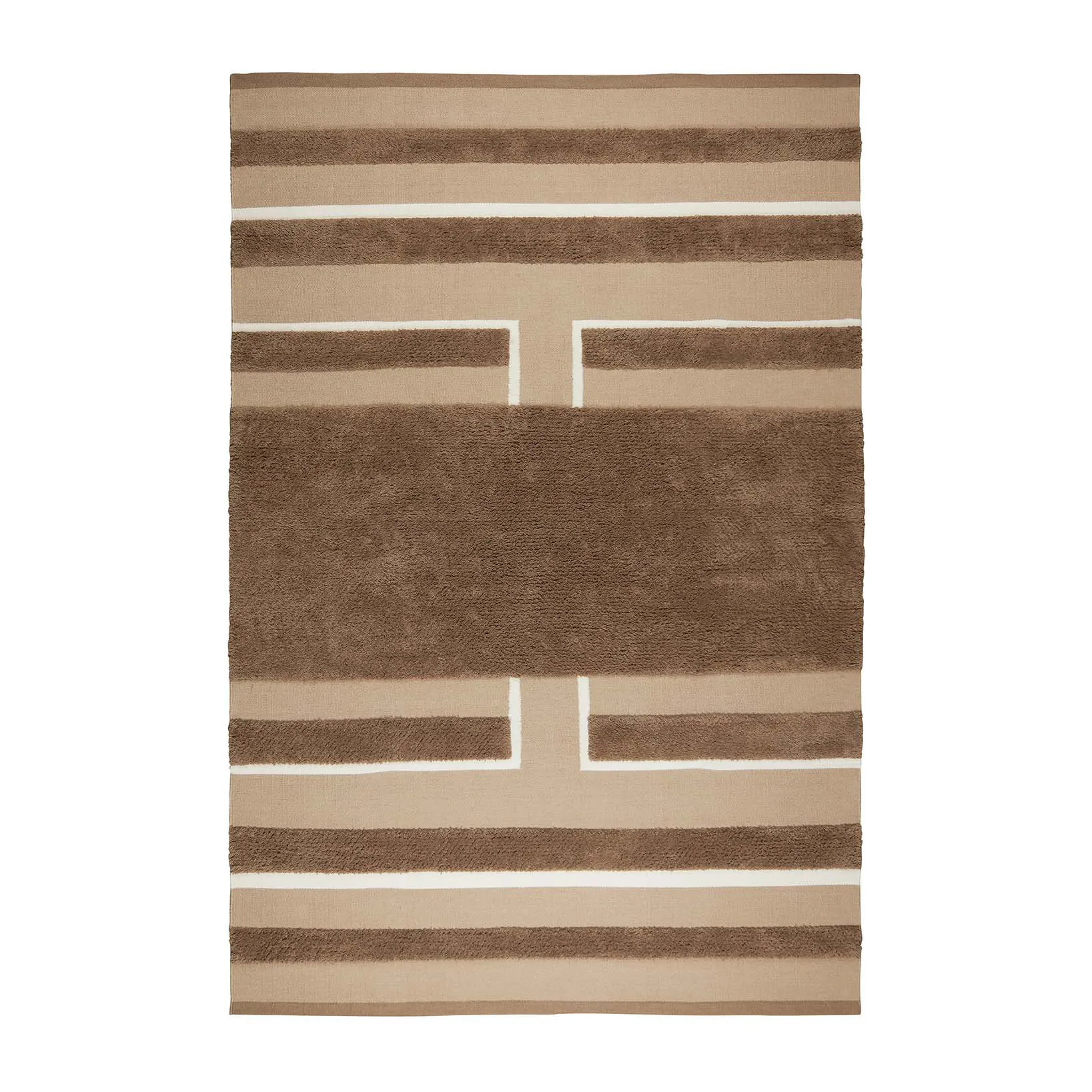 Tapis Veda 250x350 cm, Moka-beige-blanc cassé Chhatwal & Jonsson