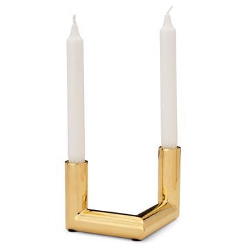 Bougeoir Pipe 11 cm - Laiton - Classic Collection