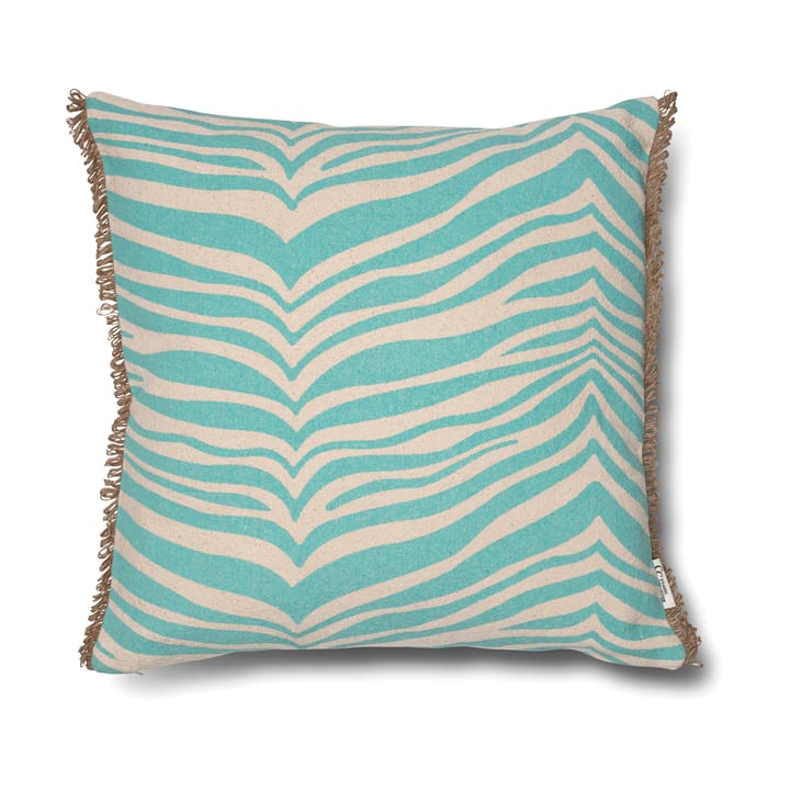 Coussin Classic Collection Zebra 50x50 cm - Aqua - Classic Collection