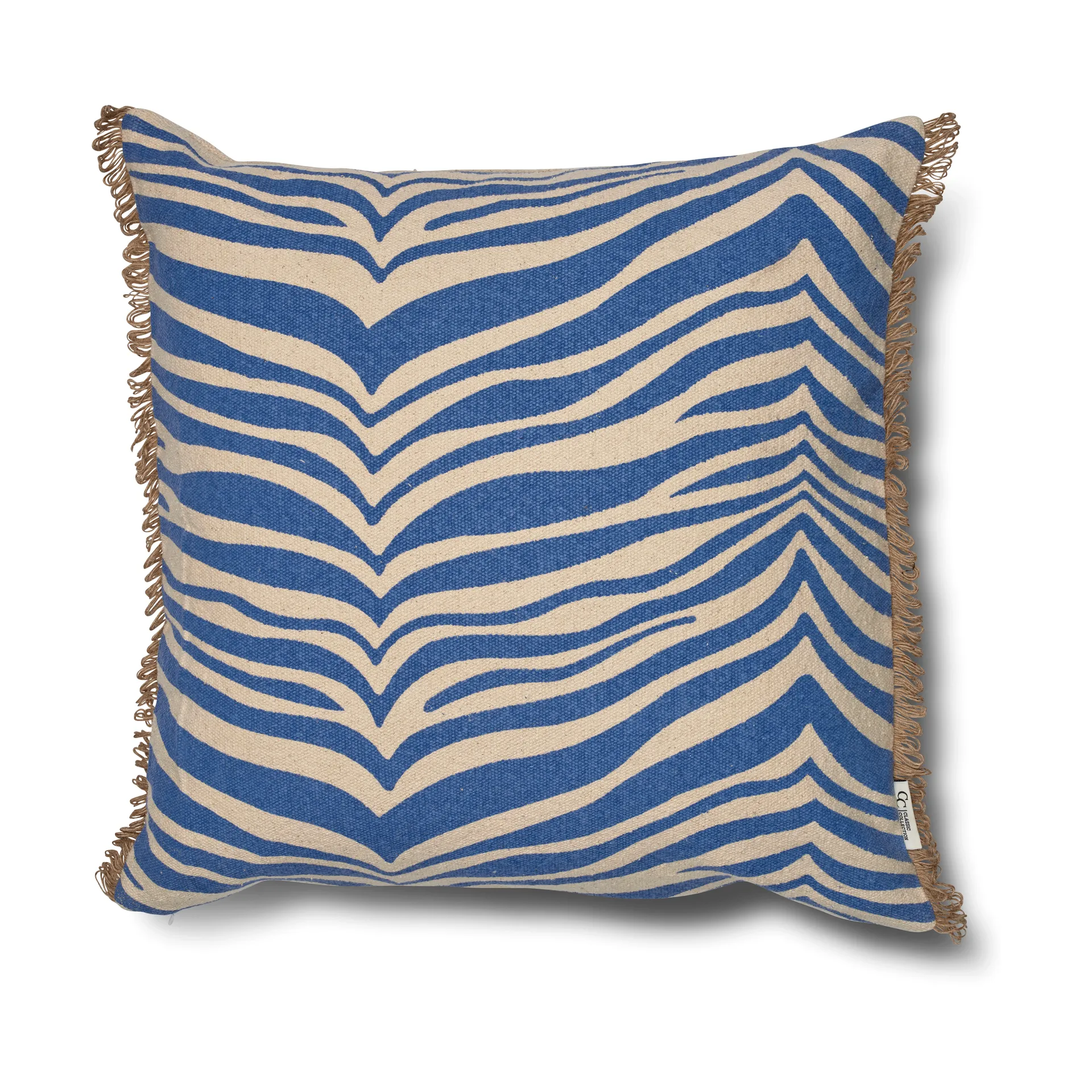 Coussin Classic Collection Zebra 50x50 cm, Blue Classic Collection