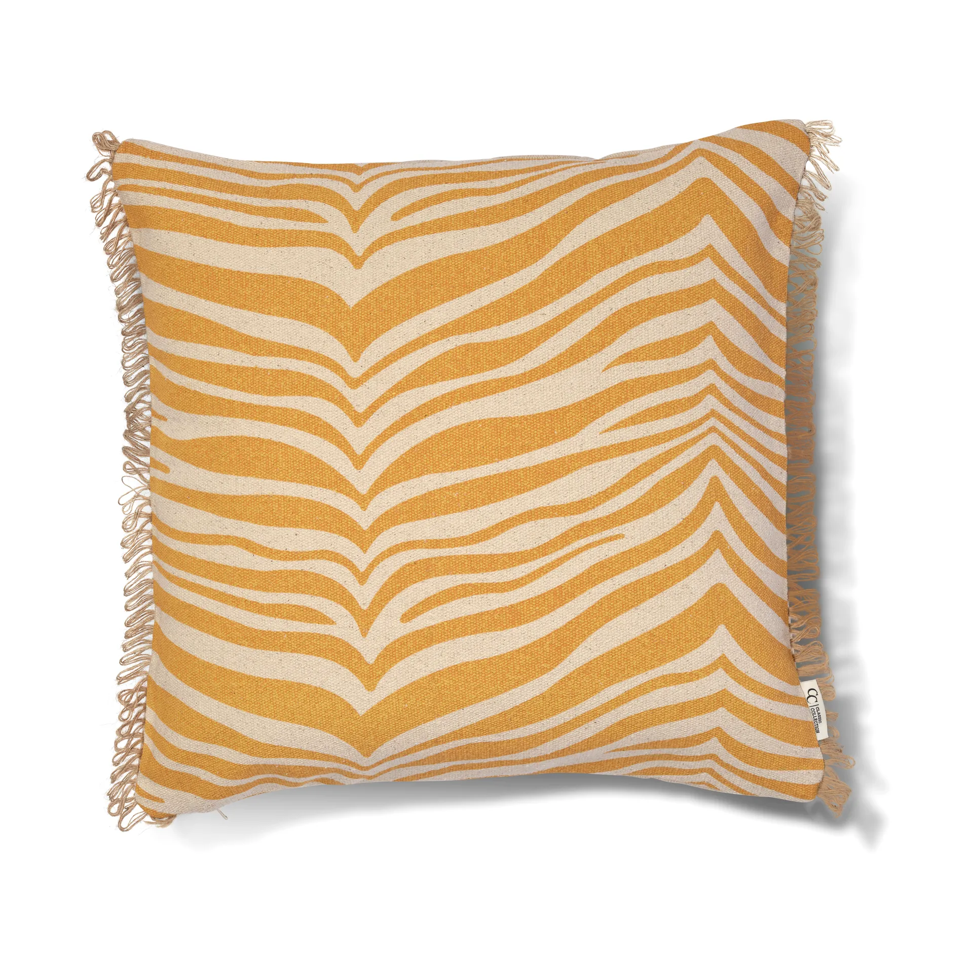 Coussin Classic Collection Zebra 50x50 cm, Yellow Classic Collection