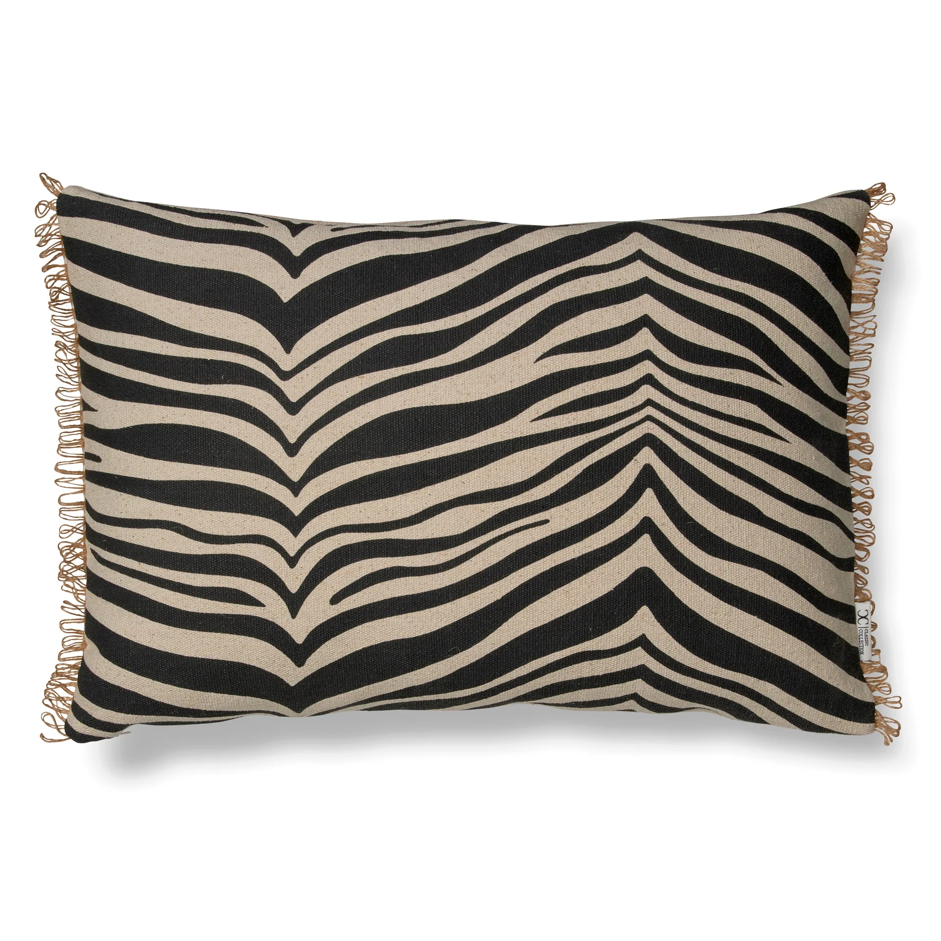 Coussin Zebra 40x60 cm, Noir Classic Collection