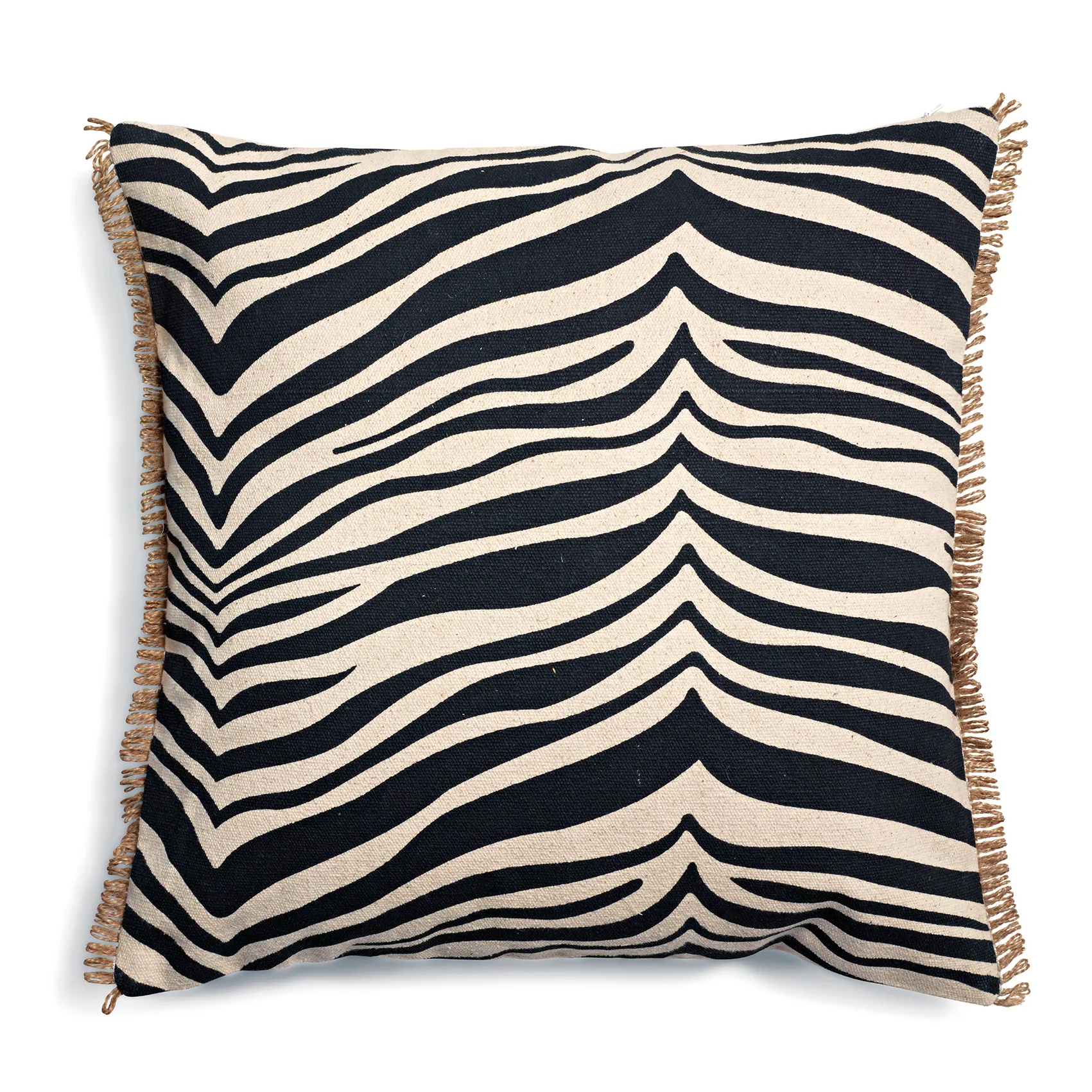 Coussin Zebra 50 x 50cm, Noir Classic Collection