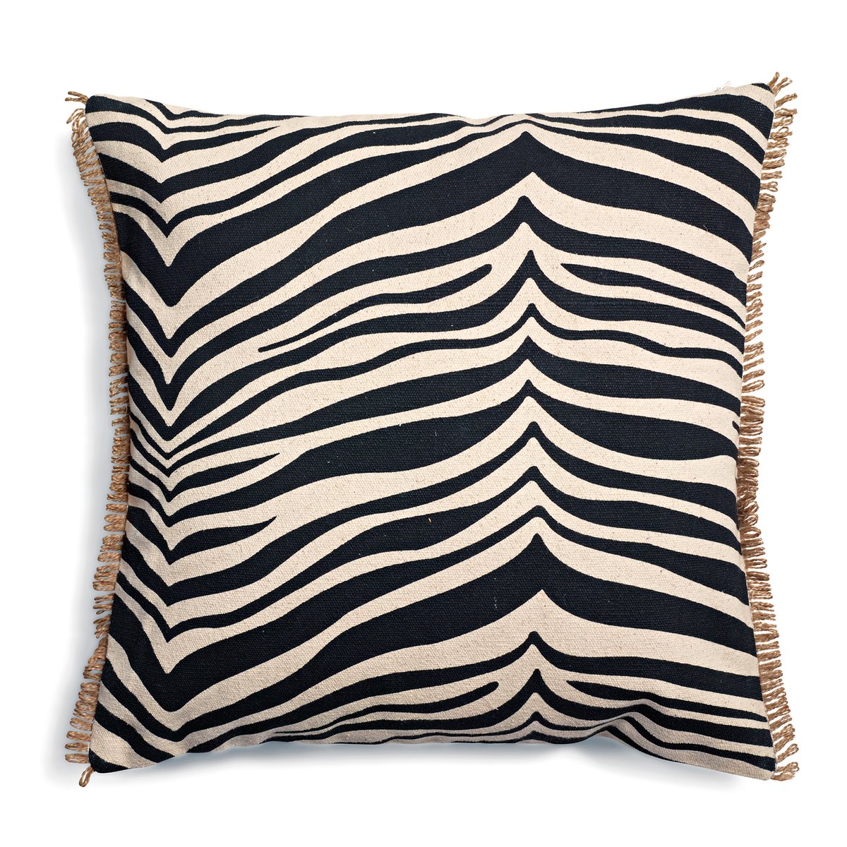 Classic Collection Coussin Zebra 50 x 50cm Noir | Design Scandinave | Coussins | Noir