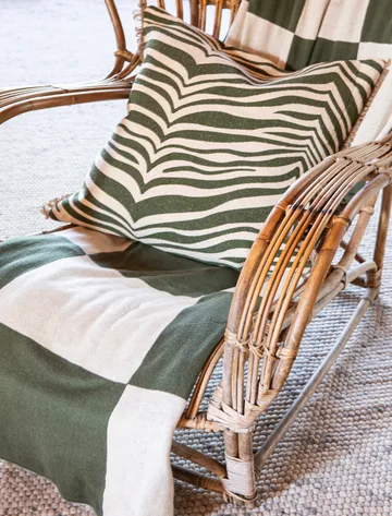 Coussin Zebra 50 x 50cm - Vert - Classic Collection