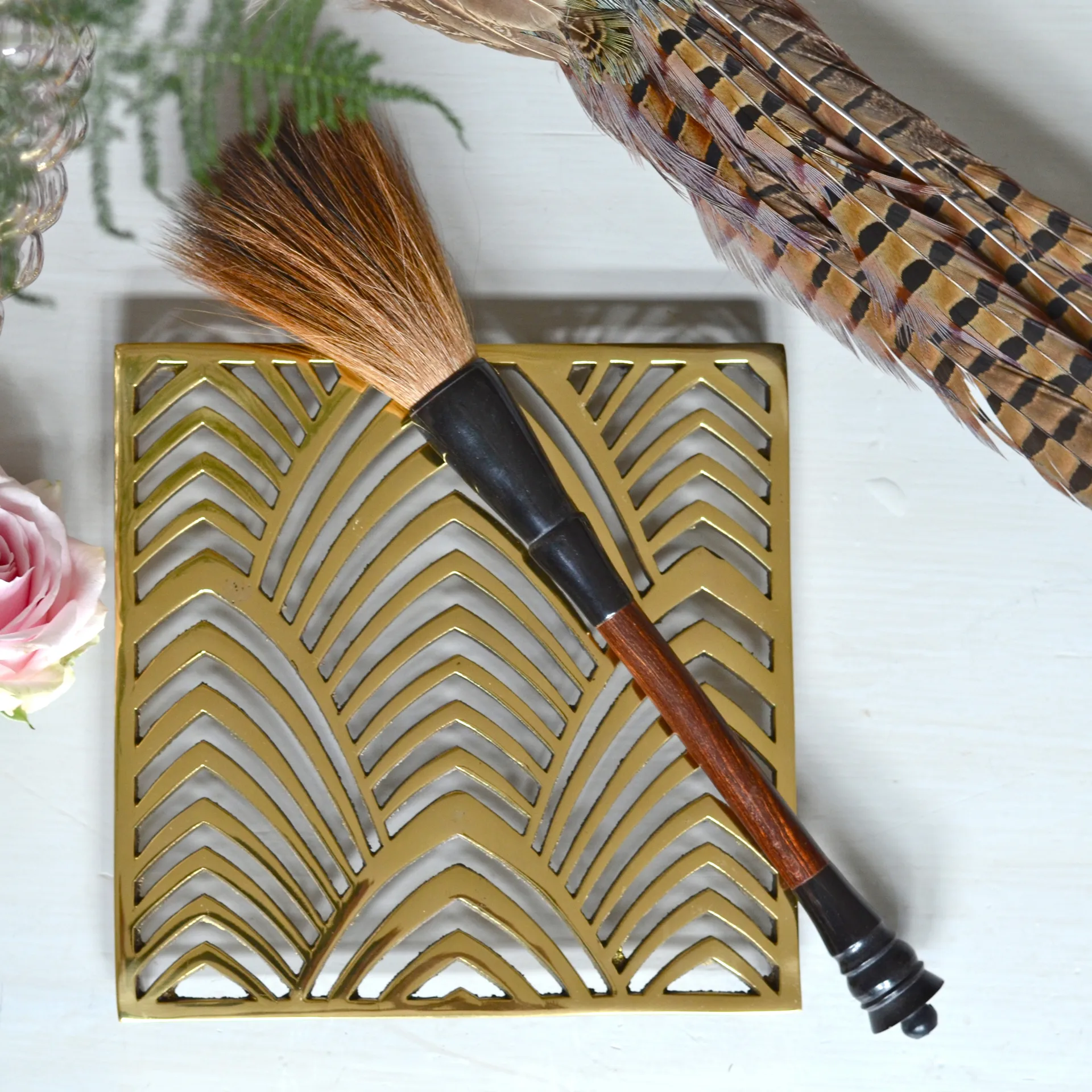 Dessous de plat Palm Beach, Laiton Classic Collection