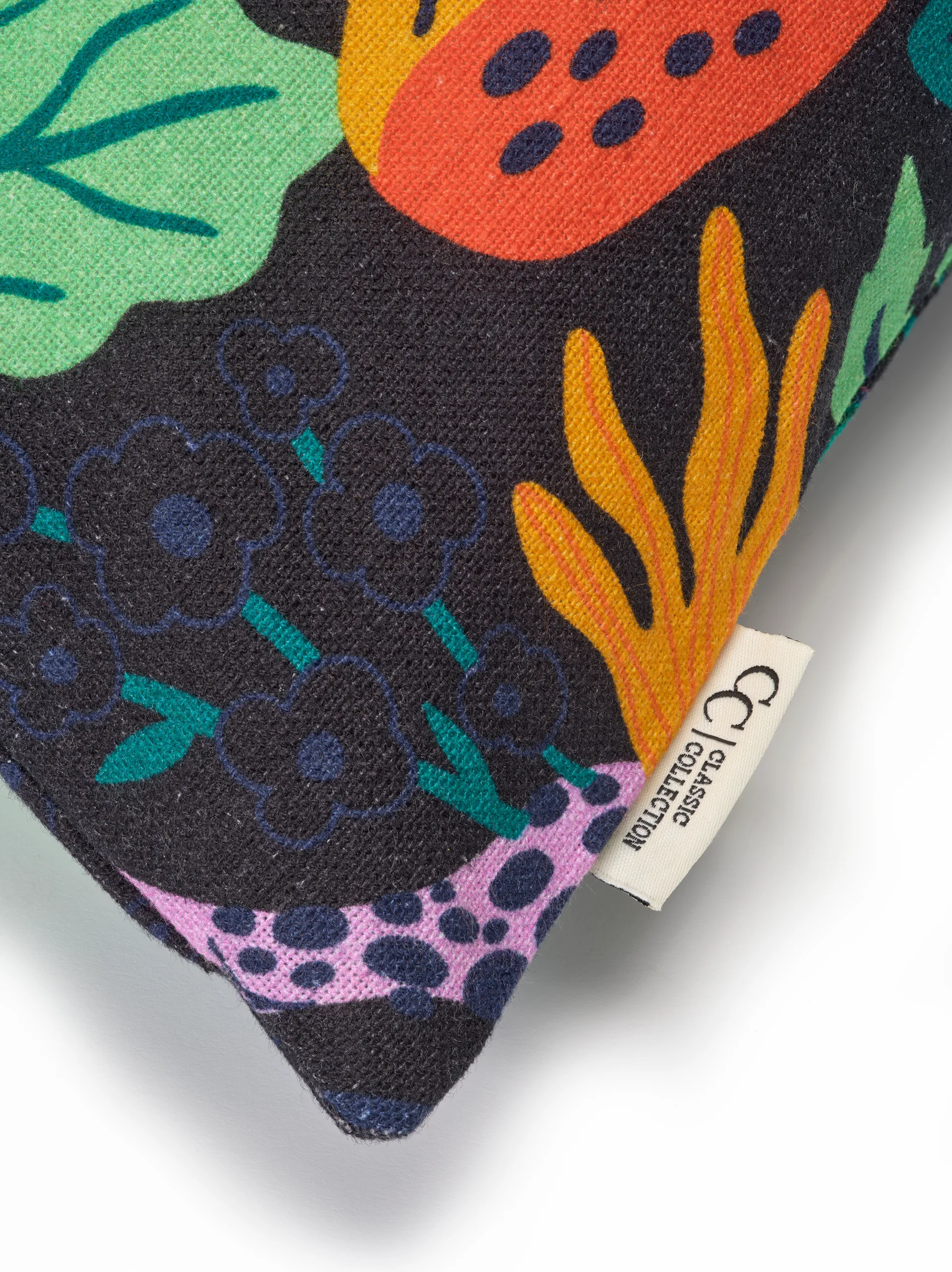 Heritage Garden housse de coussin 50x50 cm, Noir Classic Collection