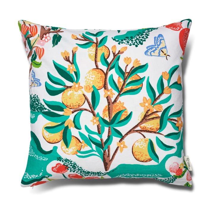 Housse de coussin Botanical Orange 50x50 cm - White - Classic Collection