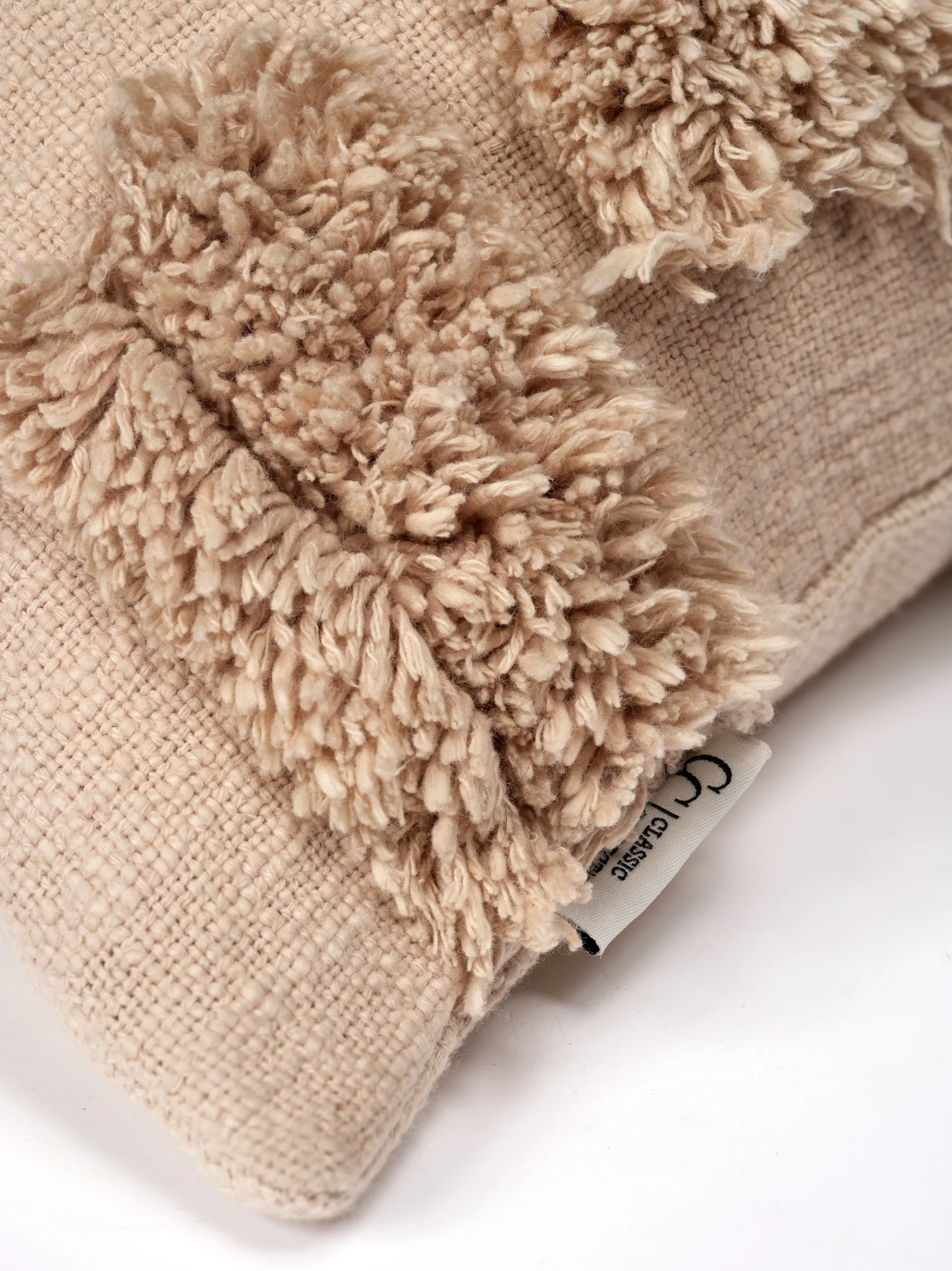 Housse de coussin Bricks 50x50 cm, Beige Classic Collection