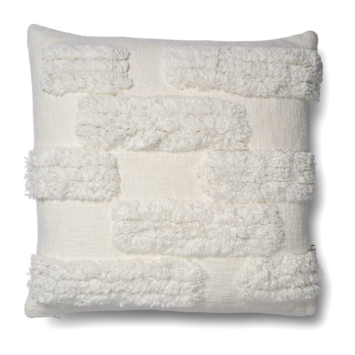 Housse de coussin Bricks 50x50 cm - Blanc - Classic Collection