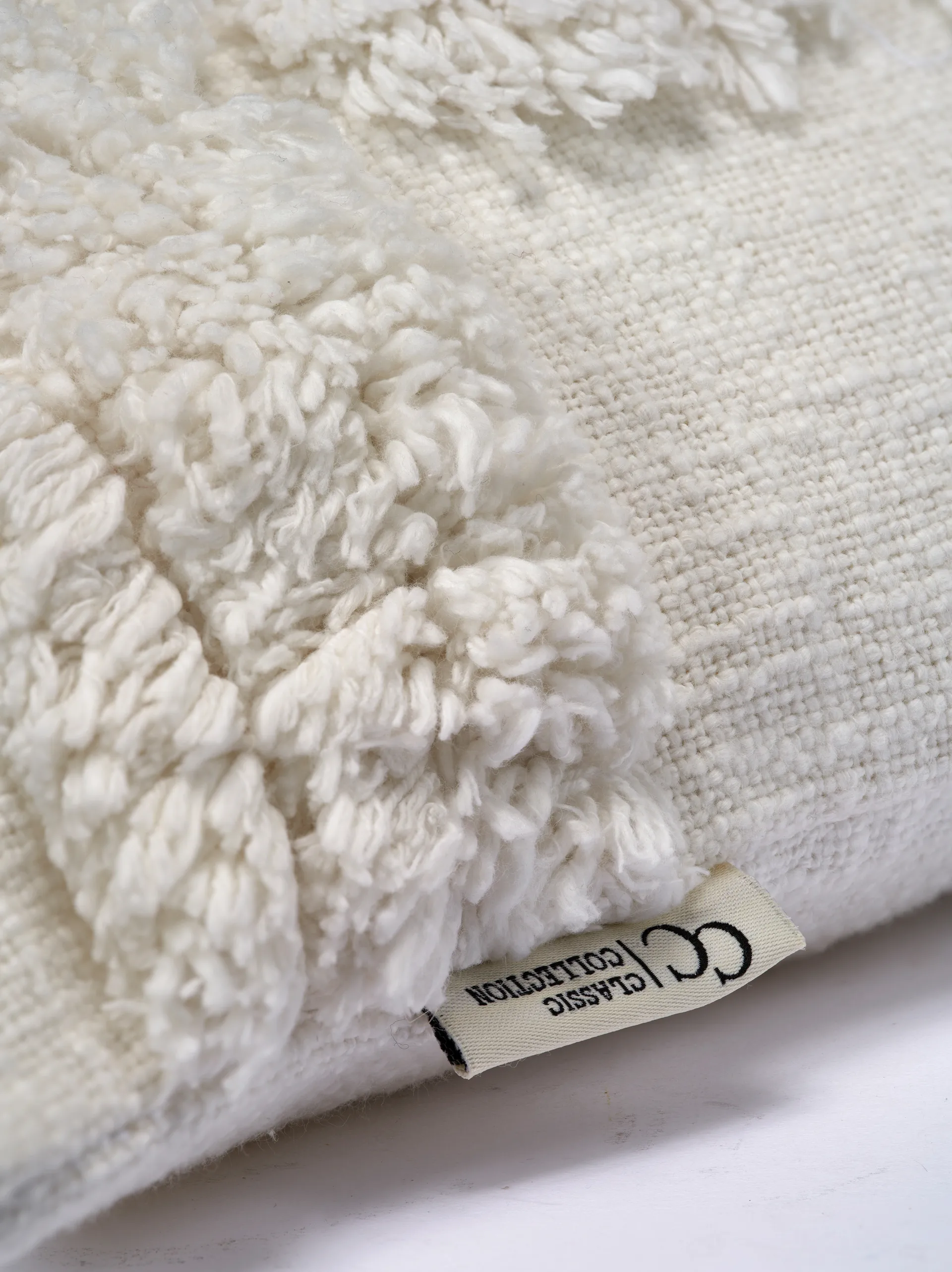 Housse de coussin Bricks 50x50 cm, Blanc Classic Collection