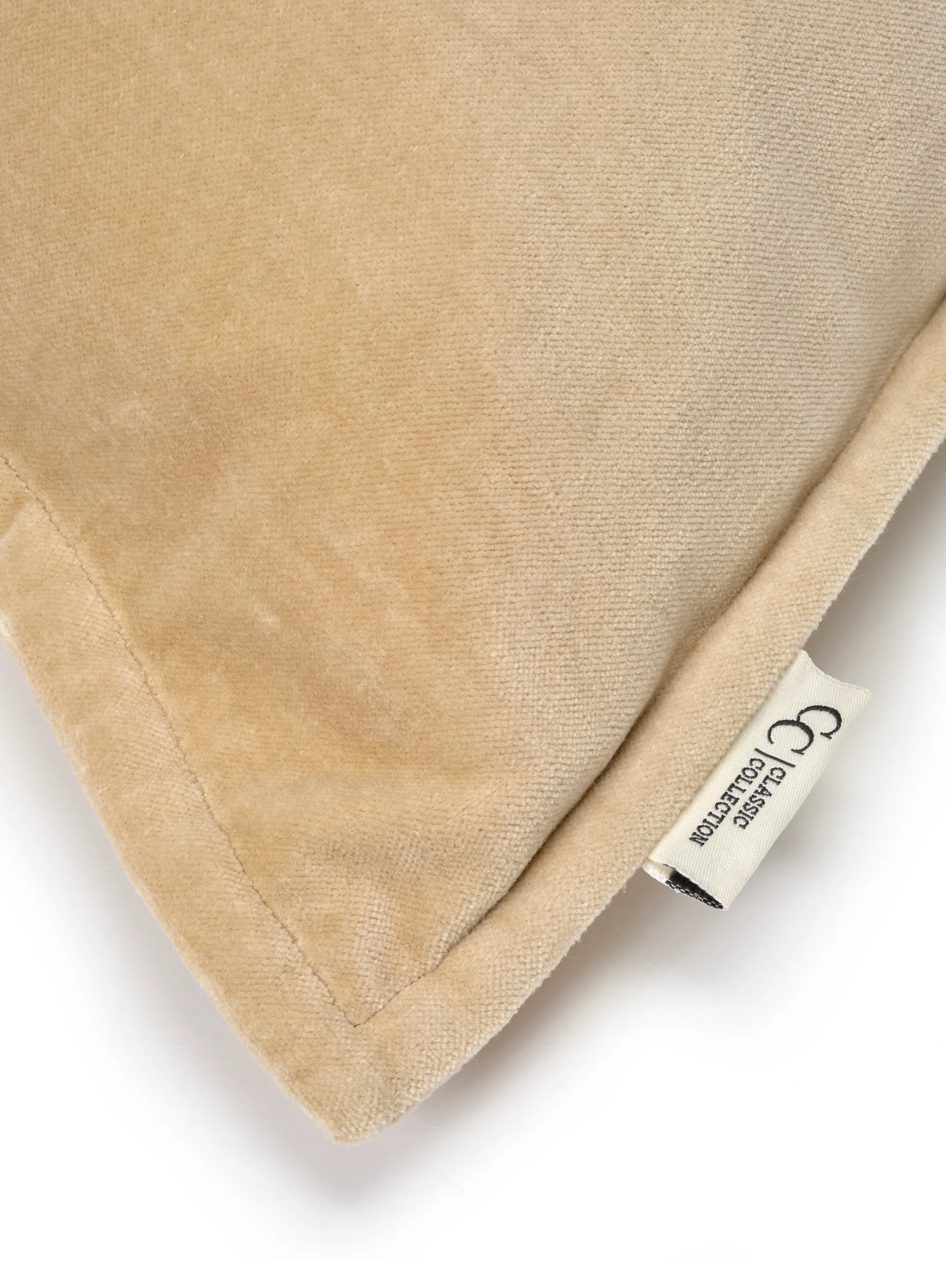 Housse de coussin Classic Velvet 50x50 cm, Sand Classic Collection