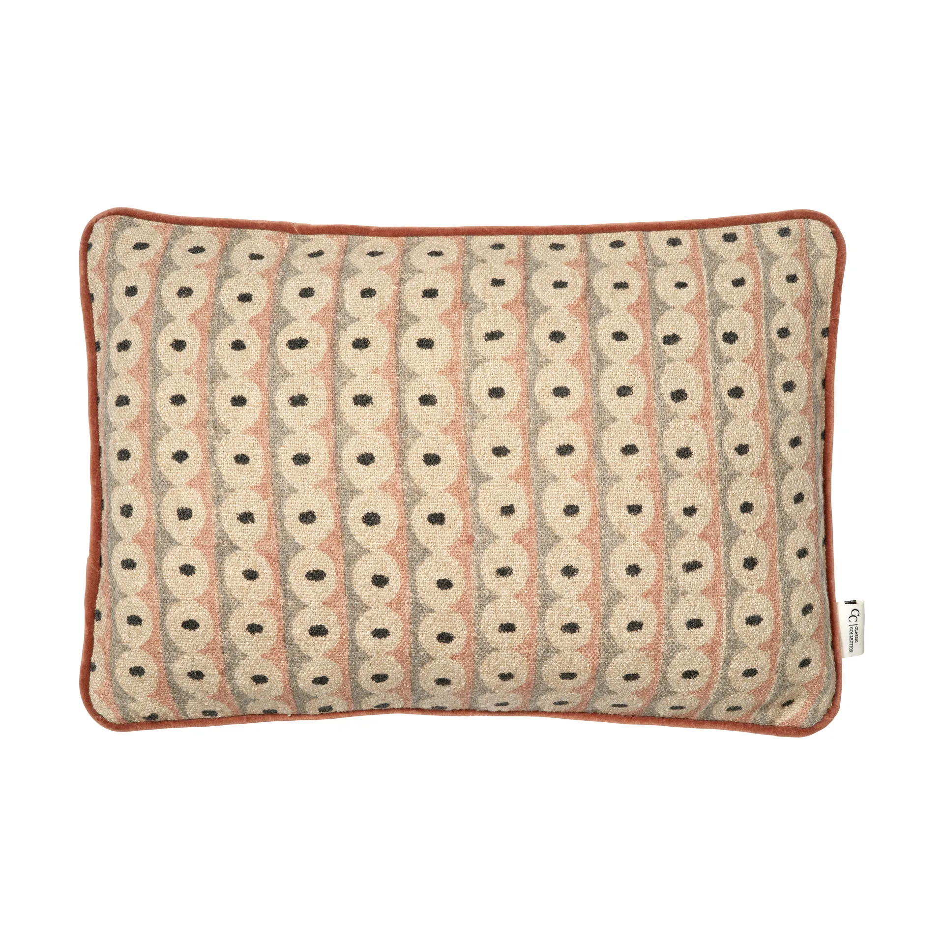 Housse de coussin Dot 40x60 cm, Mocha Classic Collection