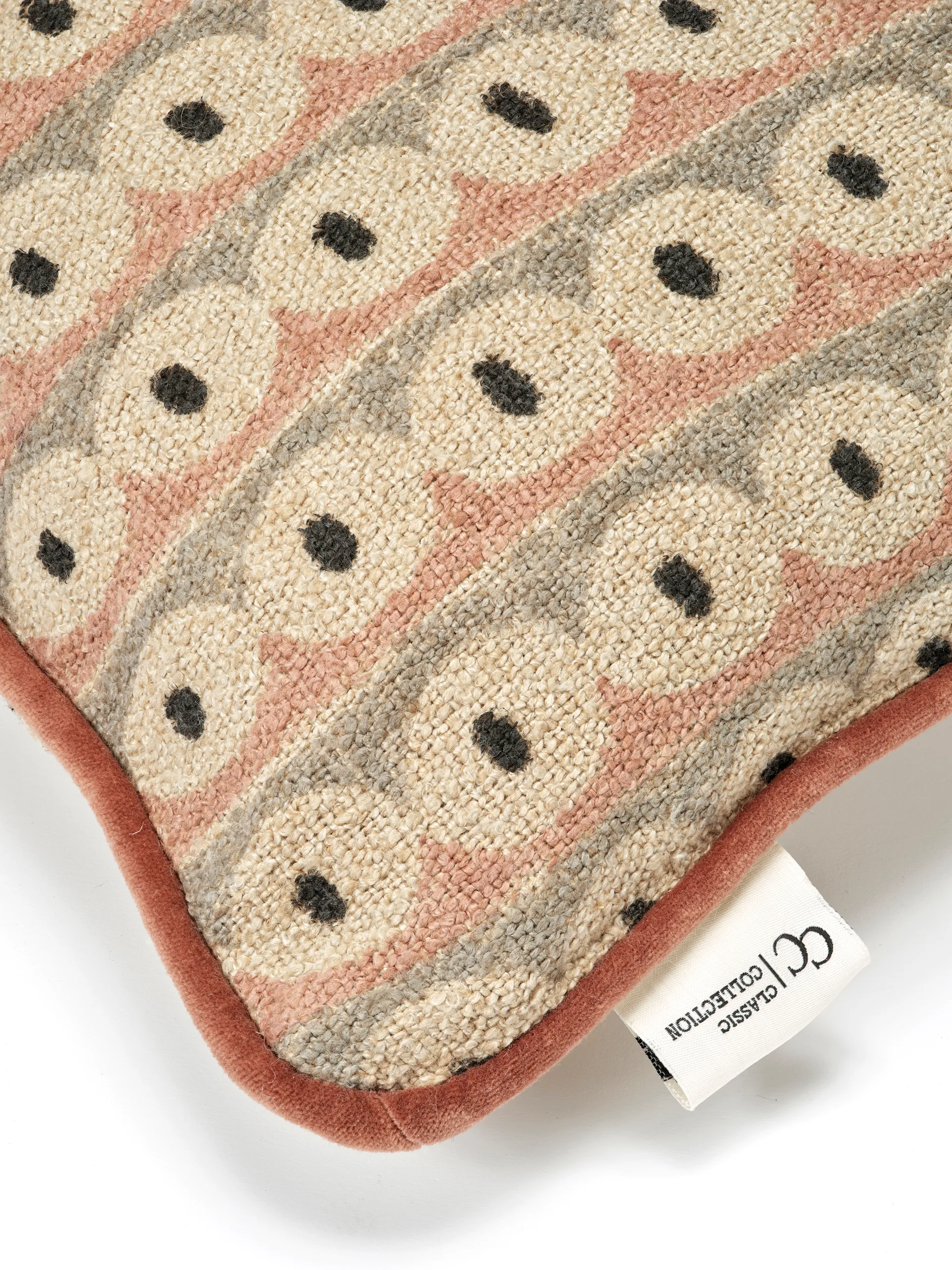 Housse de coussin Dot 40x60 cm, Mocha Classic Collection