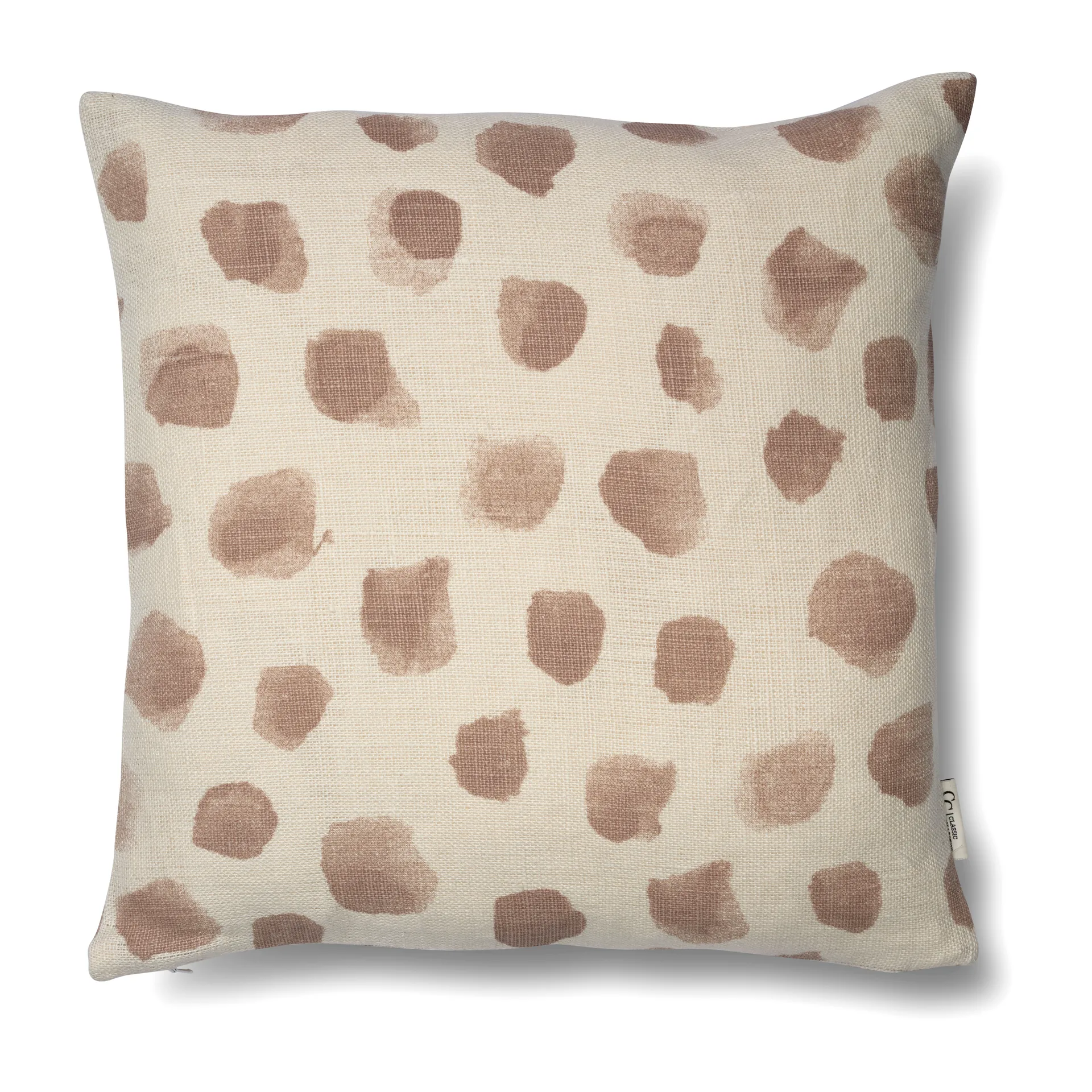 Housse de coussin Dotty 50x50 cm, Blanc-écorce Classic Collection