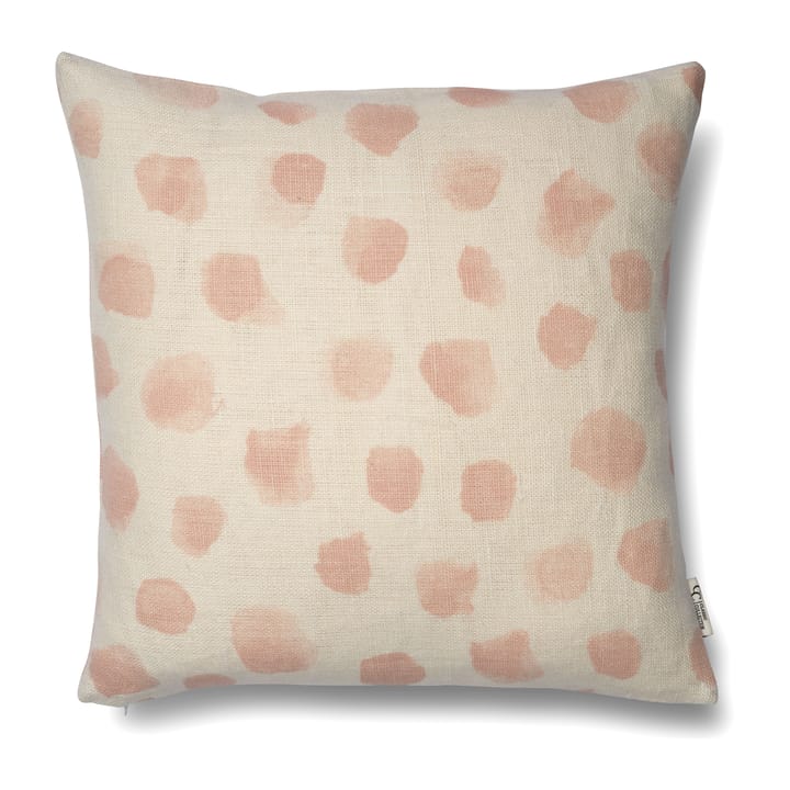 Housse de coussin Dotty 50x50 cm - Blanc-fumée rose - Classic Collection