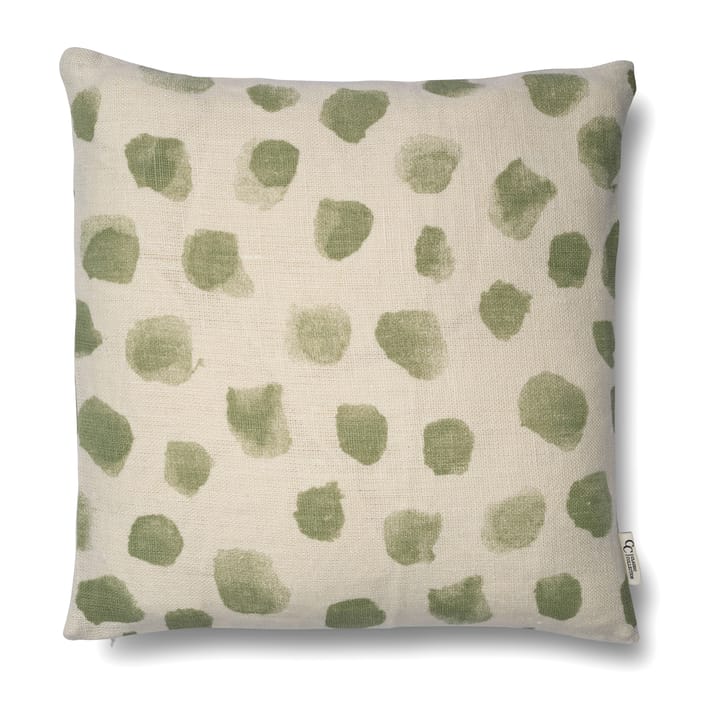 Housse de coussin Dotty 50x50 cm - Blanc-Thé - Classic Collection