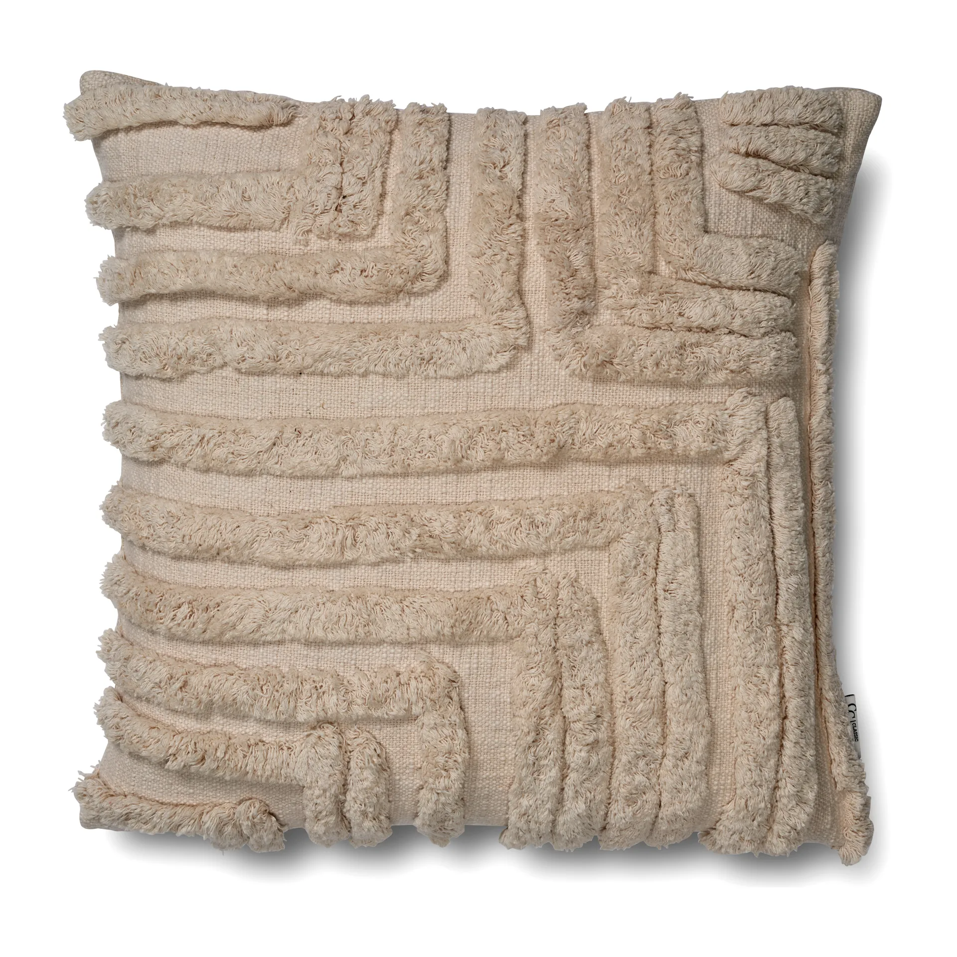 Housse de coussin Field 50x50 cm, Beige Classic Collection
