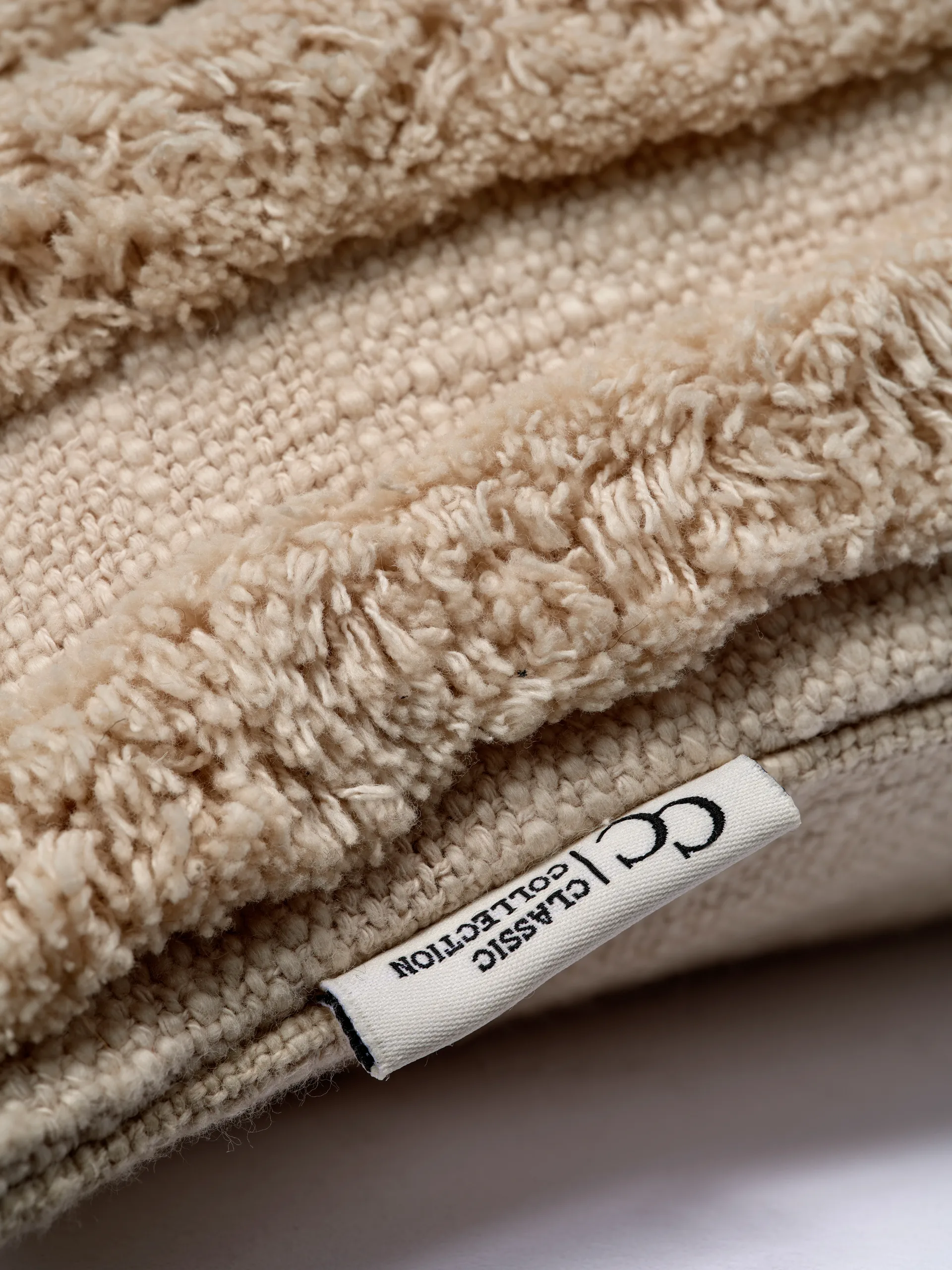 Housse de coussin Field 50x50 cm, Beige Classic Collection