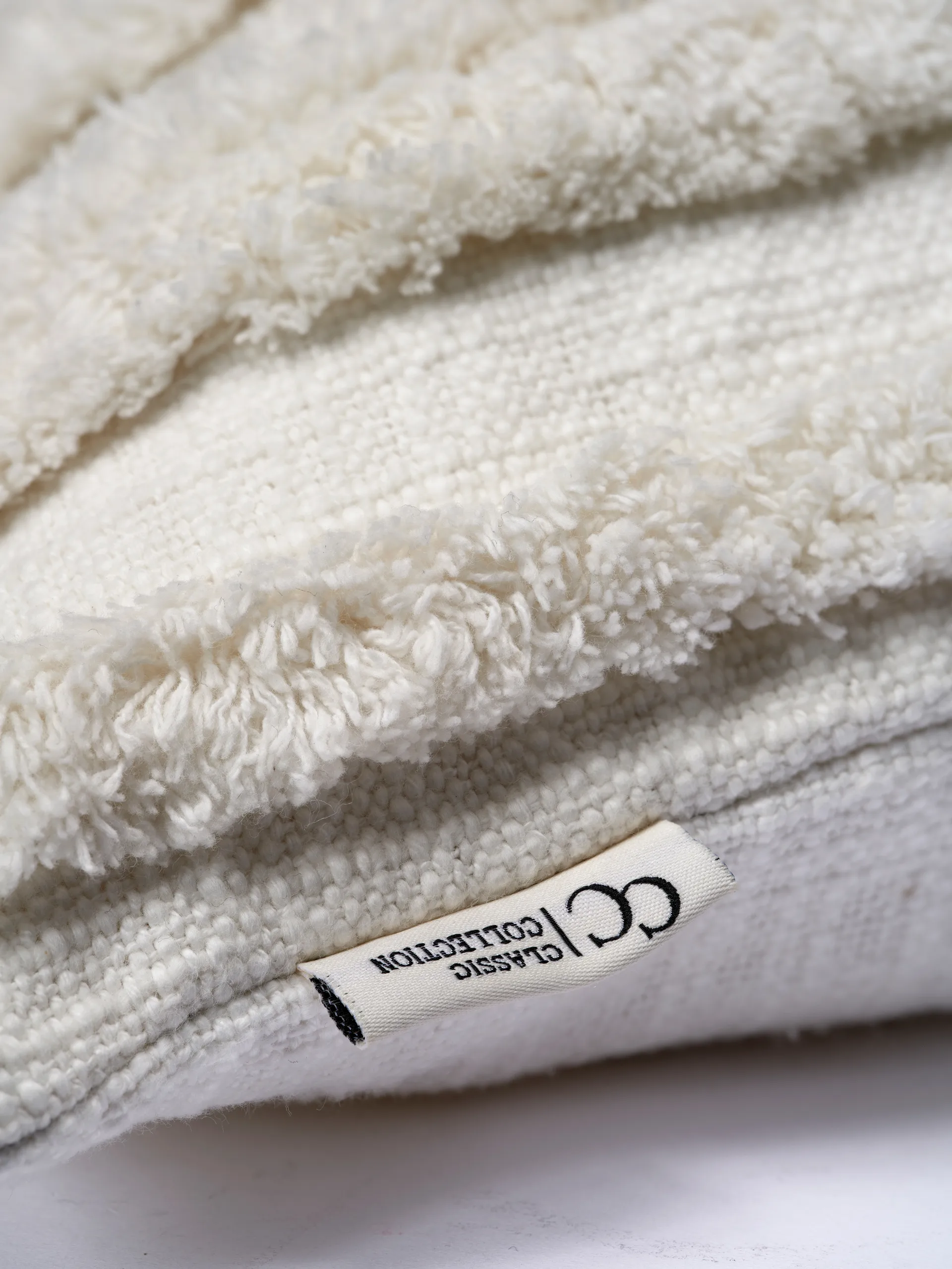 Housse de coussin Field 50x50 cm, Blanc Classic Collection