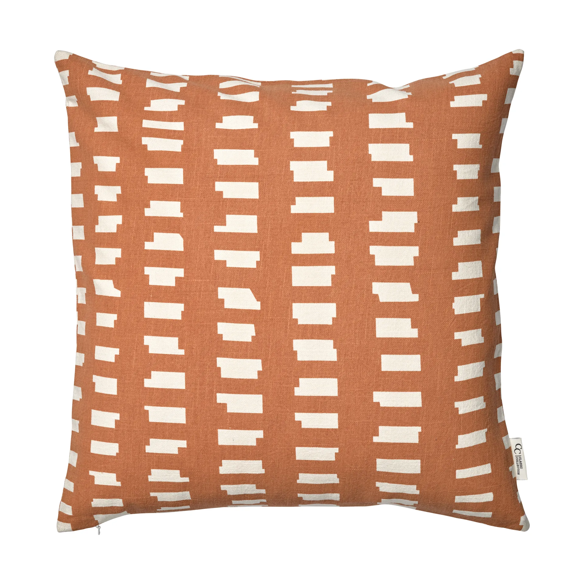 Housse de coussin Ikat Block 50x50 cm, Brown Classic Collection