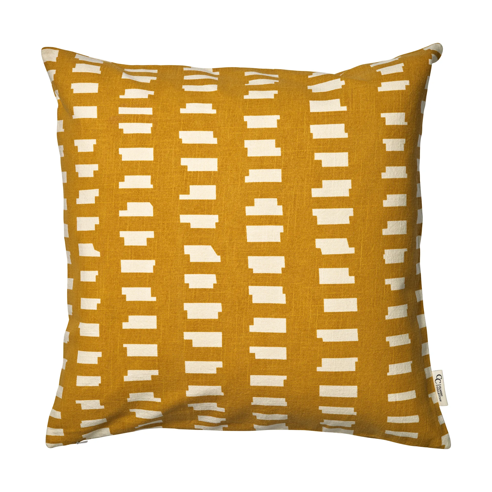 Housse de coussin Ikat Block 50x50 cm, Yellow Classic Collection