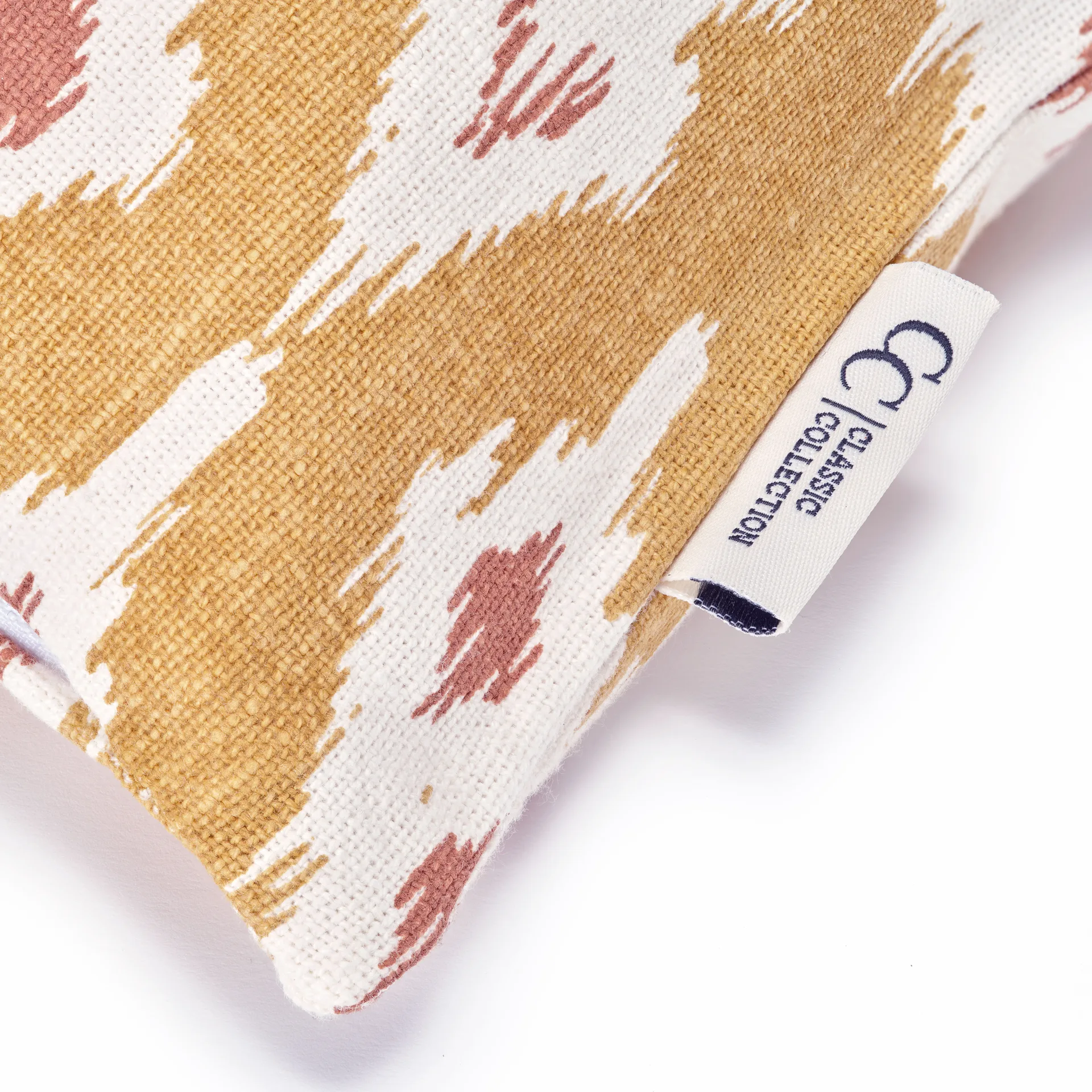 Housse de coussin Ikat Diamond 50x50 cm, Yellow Classic Collection