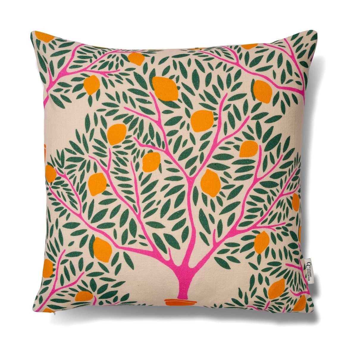 Classic Collection Housse de coussin Lemon garden 50x50 cm Vert