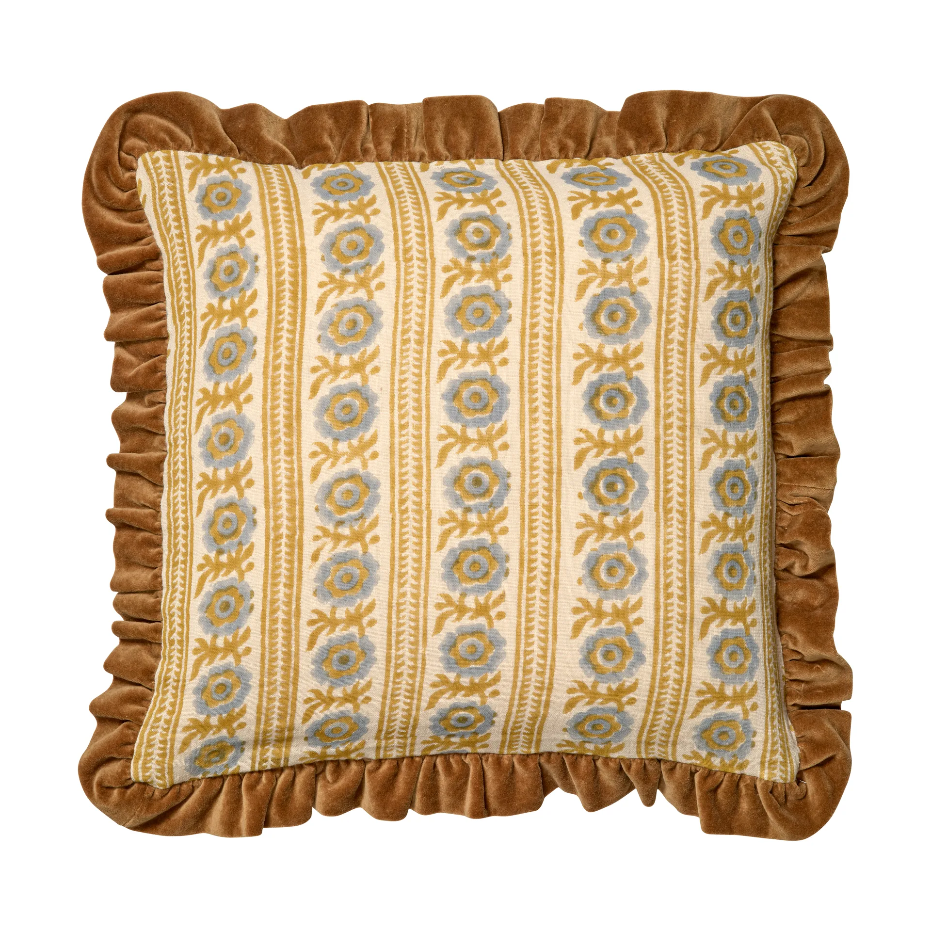 Housse de coussin Posy 50x50 cm, Jaune Classic Collection
