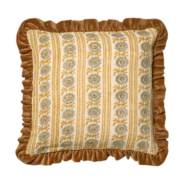 Housse de coussin Posy 50x50 cm - Jaune - Classic Collection