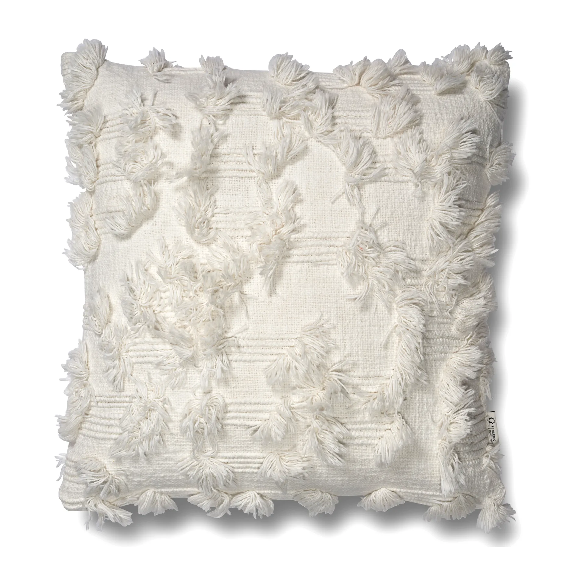 Housse de coussin Rope 50x50 cm, Blanc Classic Collection