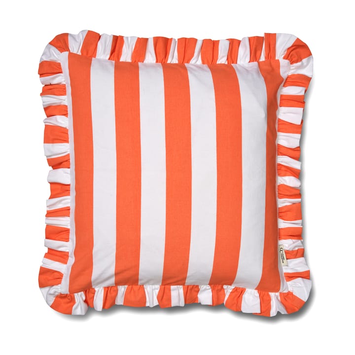 Housse de coussin Ruffle Stripes 50x50 cm - Coral - Classic Collection