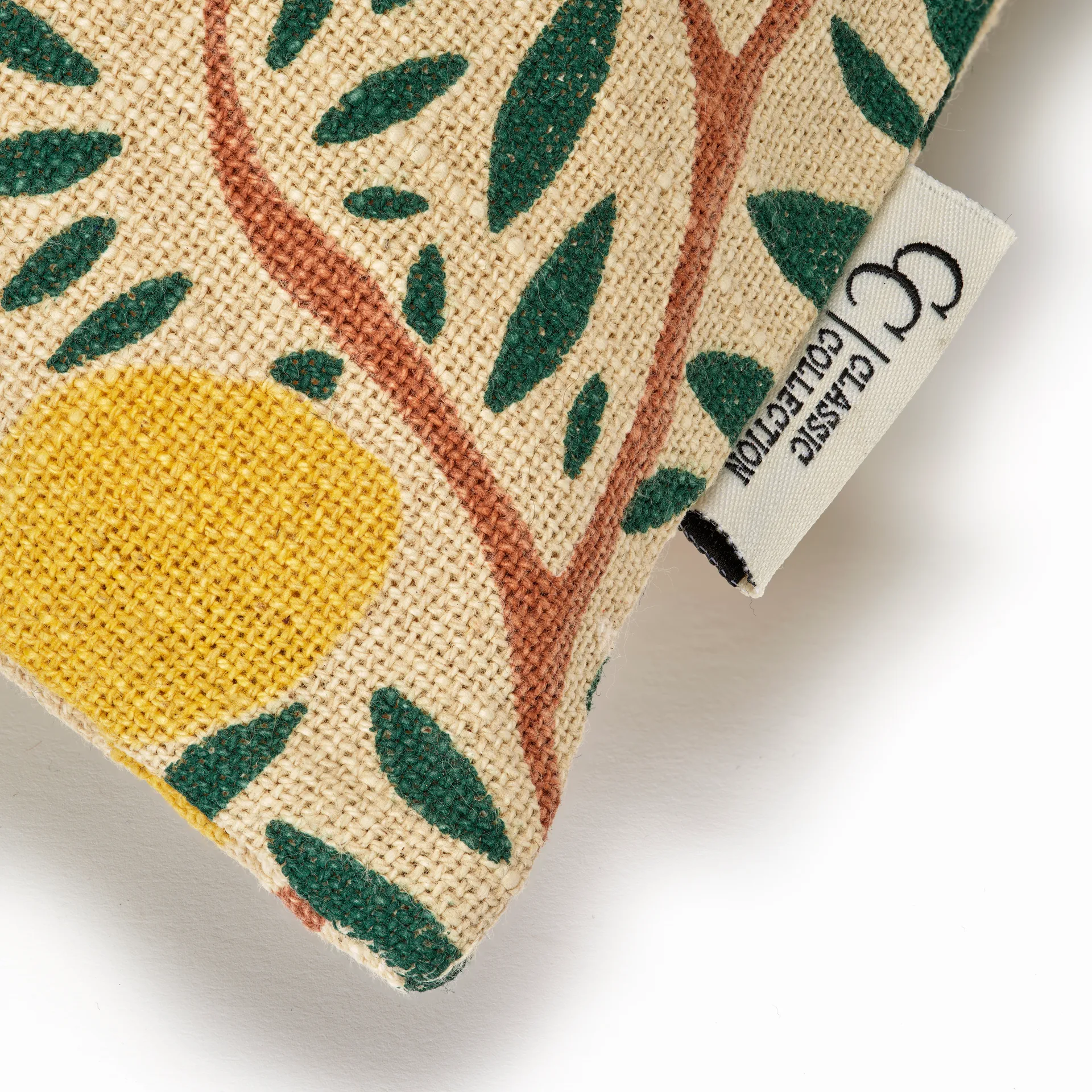 Housse de coussin Sunny Citrus 50x50 cm, Vert foncé Classic Collection