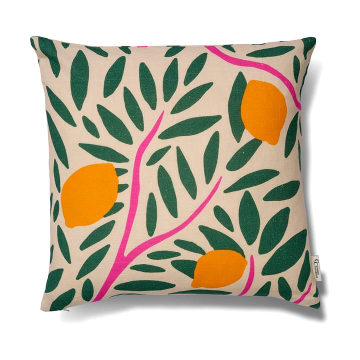 Housse de coussin Sunny Citrus 50x50 cm - Vert - Classic Collection