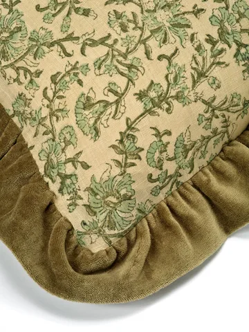 Housse de coussin Tendril 60x40 cm - Vert - Classic Collection