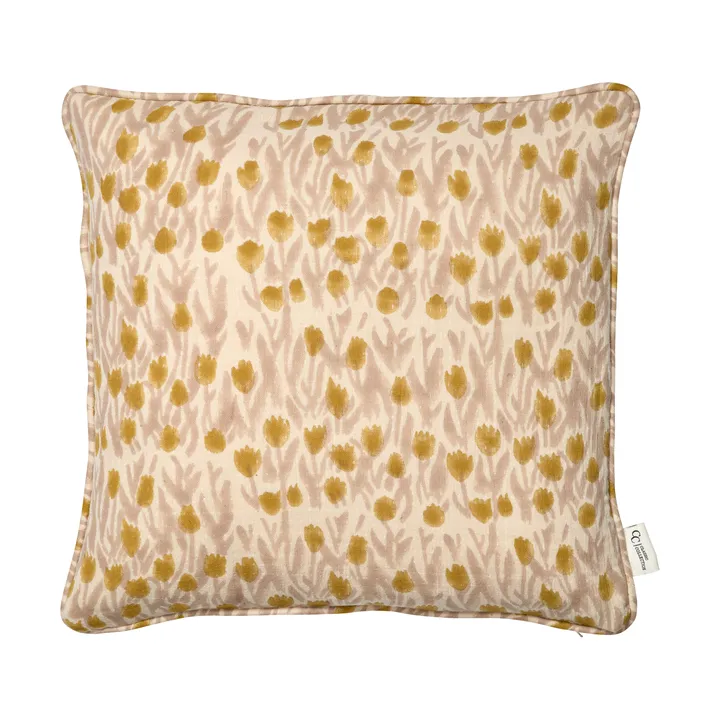 Housse de coussin Tulip 50x50 cm - Jaune - Classic Collection