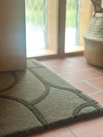 Paillasson Modern Abstract 60x90 cm - Vert - Classic Collection